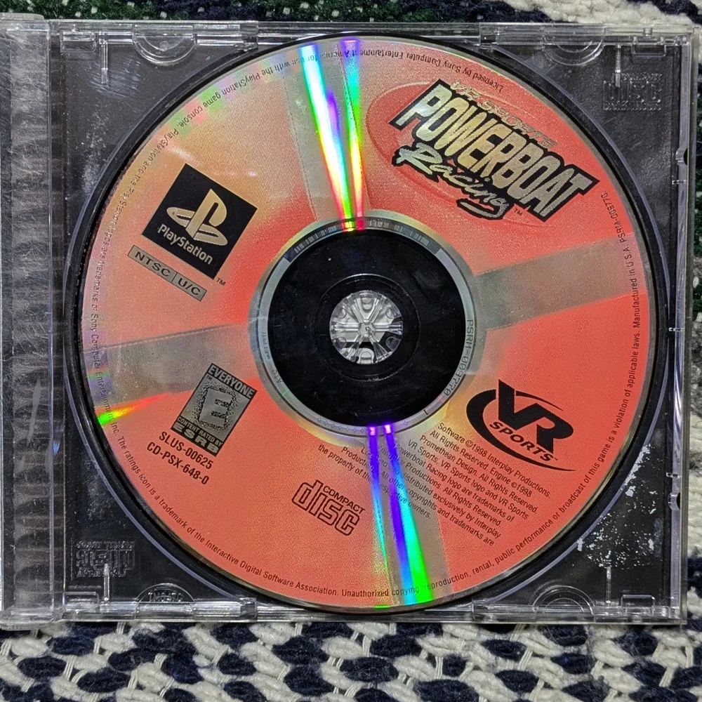 VR Sports POWERBOAT RACING | Sony Playstation 1 | Complete In Box | GC - Picture 3 of 4
